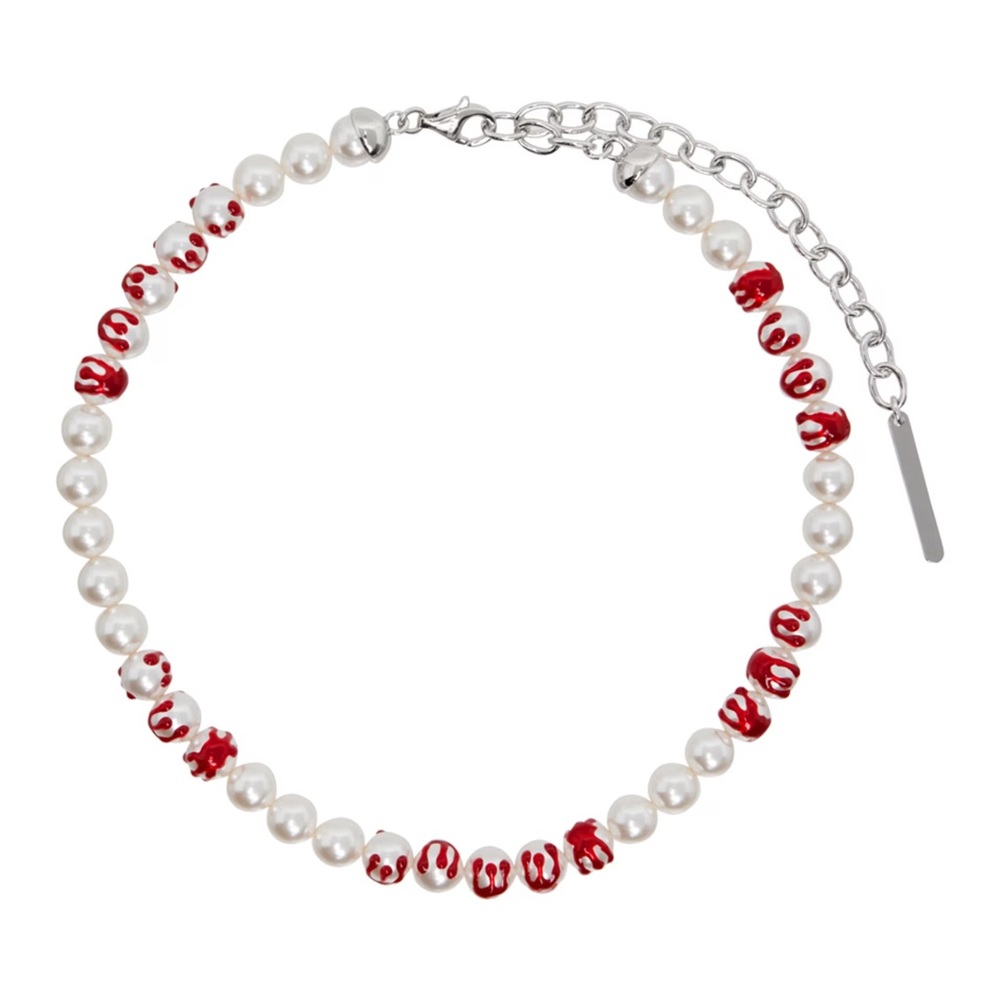SHUSHU/TONG Exclusive Red pearl necklace